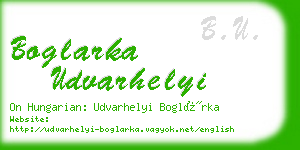 boglarka udvarhelyi business card